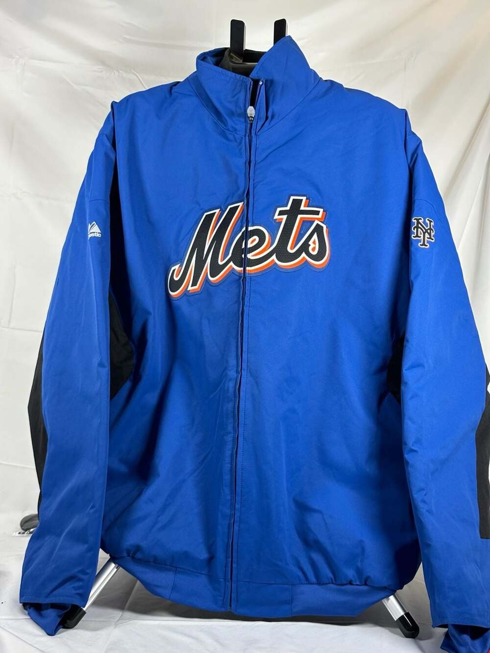 NY Mets Majestic Authentic Collection Therma Base Premier Full Zip Jacket 2XL